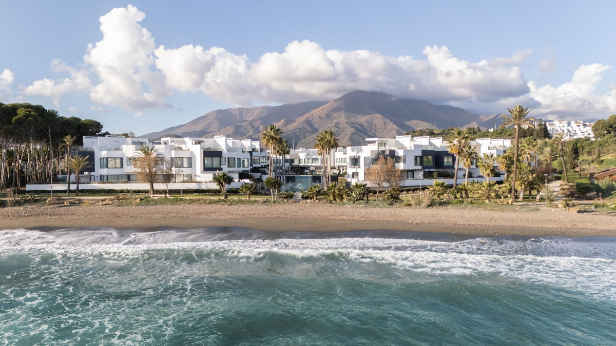 Luxurious Beachfront Townhouse with Sea Views in Estepona, Costa del Sol